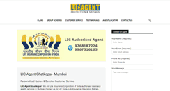 Desktop Screenshot of ghatkopar.licagent.co.in
