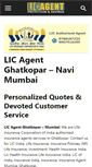 Mobile Screenshot of ghatkopar.licagent.co.in