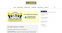 Desktop Screenshot of kandivali.licagent.co.in