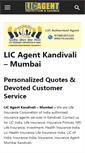 Mobile Screenshot of kandivali.licagent.co.in