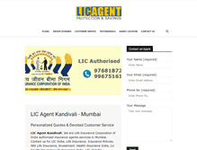 Tablet Screenshot of kandivali.licagent.co.in