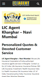 Mobile Screenshot of kharghar.licagent.co.in
